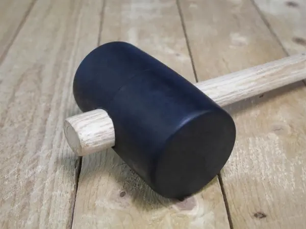 Faithfull FSC Black Rubber Mallet - 24oz