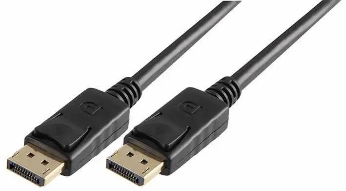Pro Signal DisplayPort Male to Male Lockable Cable, 10m, Black