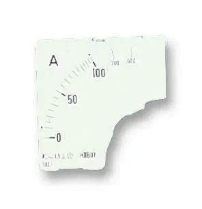 HOBUT Compteur analogique DIN72 de panneau, 0-30A (180A) courant AC avec surt