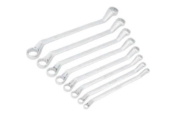 Blue Spot Tools 8件套公制深偏颈梅花扳手组（6-22mm）