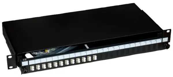 CONNECTIX CABLING SYSTEMS 12 Duplex LC Multimode Odklopný Optický Patch Panel