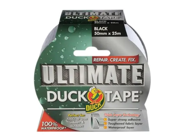 Shurtape Duck Tape Ultimate 50mm x 25m, Preto