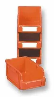 Interbin Velký červený plastový úložný koš 130x150x253mm