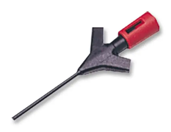 Hirschmann 2A 2mm Mikro-Kleps Testovací Sonda, Červená