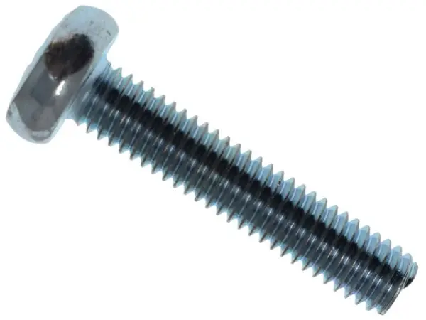 METALMATE Machine Screw Pozi Compatible Pan Head Zinc Plated - M6 x 30mm Box 25