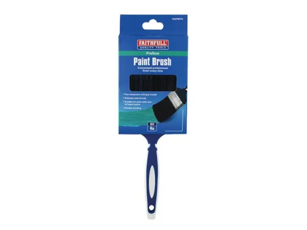 Faithfull Proflow Paint Brush - 100mm (4in)