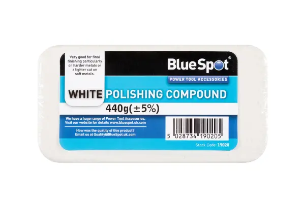 Blue Spot Tools 白色研磨コンパウンド 500g 金属仕上げ用