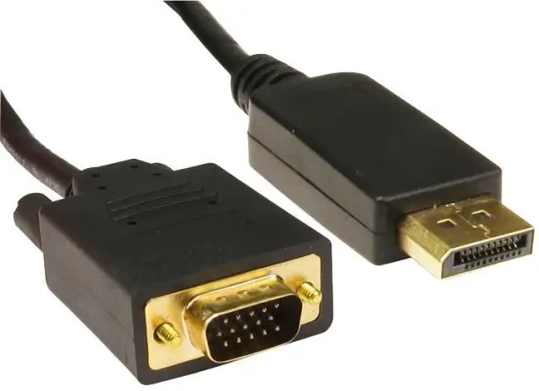 PRO SIGNAL 2m DisplayPort to VGA Cable, Black