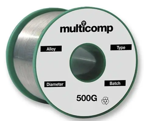 MULTICOMP Αμόλυβδο Σύρμα Συγκόλλησης, 1.2mm, 500g, Κράμα Sn-Cu