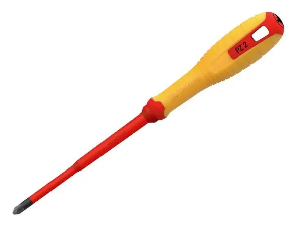 Hultafors VDE Pozidriv Screwdriver PZ2 x 125mm, Insulated