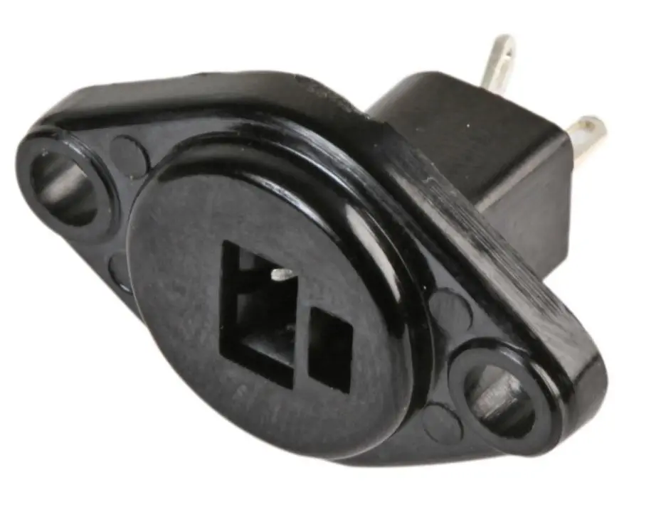 SCHURTER 4850.225 2-polig DIN paneelmonteerbare luidspreker-aansluiting