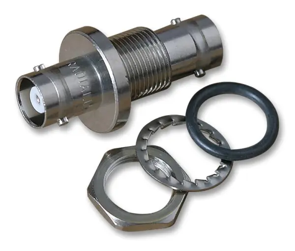 RADIALL - Soket BNC ke Soket BNC Penyesuai Panel Hermetik