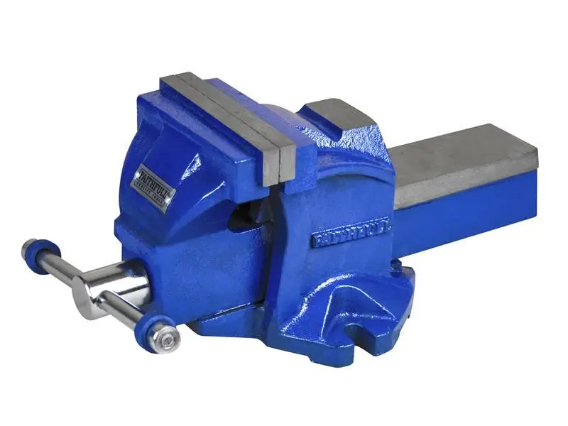 Faithfull Tornillo de Banco Mecánico 125mm con Mordazas Magnéticas