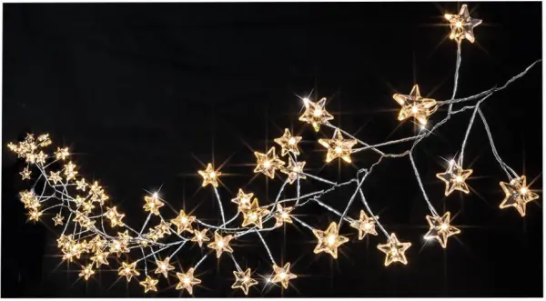 RARAION - 160er Set Warmweiße LED-Strahler Sternenlichter mit Timer