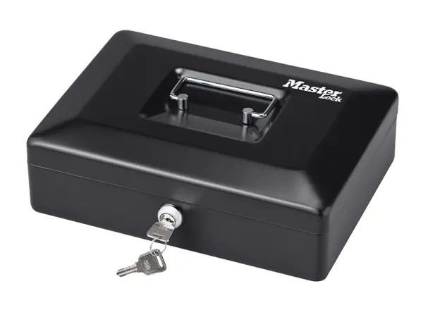 Master Lock CB-10ML Small Cash Box with Key Lock