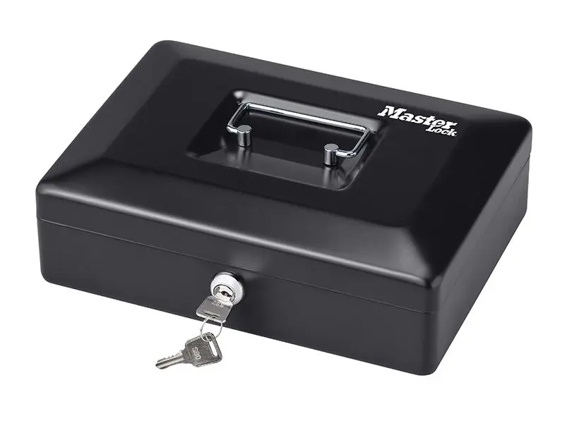 Master Lock CB-10ML Small Cash Box with Key Lock