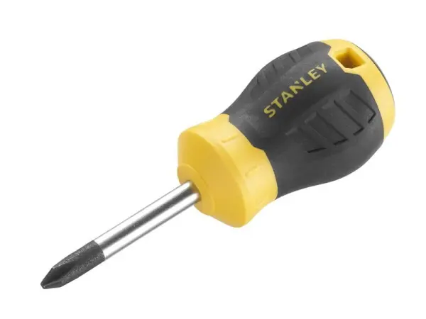 STANLEY® Hand Tools - CUSHION GRIP™ 短柄螺絲批 十字頭 PH2 x 45毫米