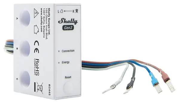 Shelly 3EM-63 Gen3 WiFi Three Phase Energy Meter