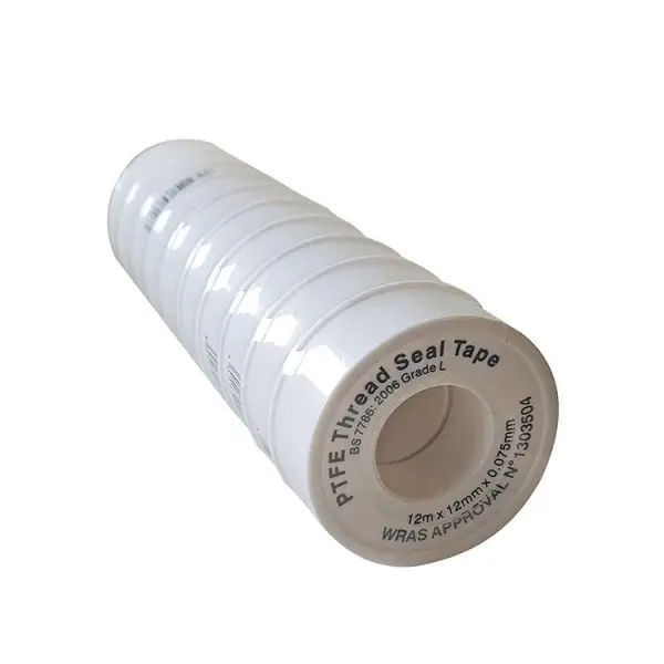 Water PTFE Plumbers Thread Seal Tape 12mm x 12m 10 Pack