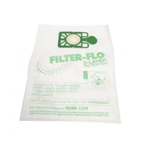 Raraion Synthetic Henry Vacuum Bags, High Filtration, 10 Pack