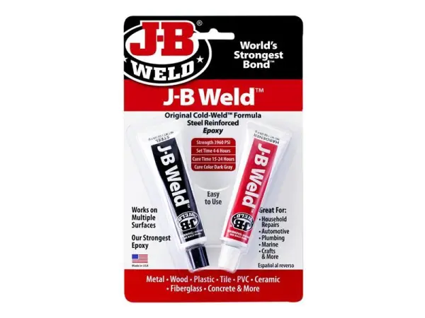 J-B Weld Original Cold-Weld™ Epoxy (2 x 30ml), Gris foncé