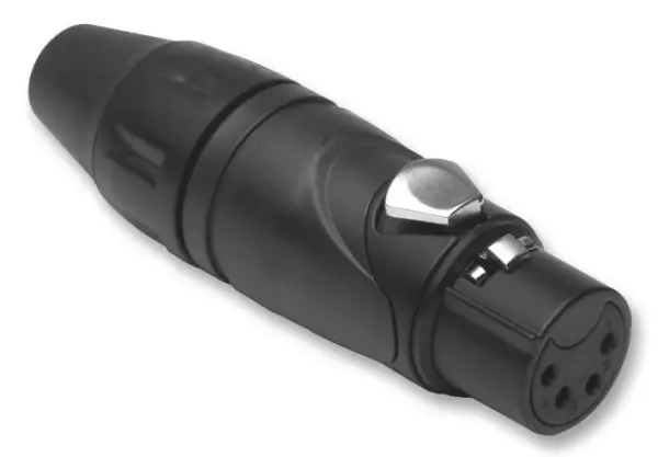 Amphenol AX Series - Socad XLR 4-Bhealach, Teagmhálacha Ór-Pláite