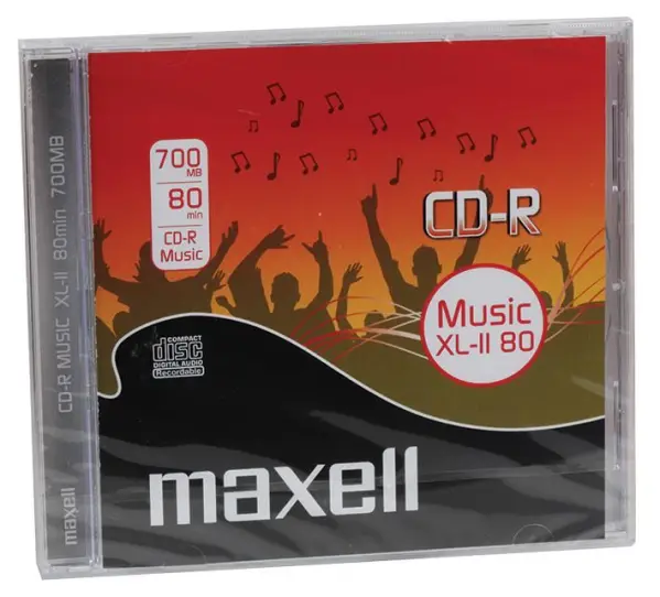 MAXELL CD-R XL-II Blank Audio CD (80 Min, Non-Printable)