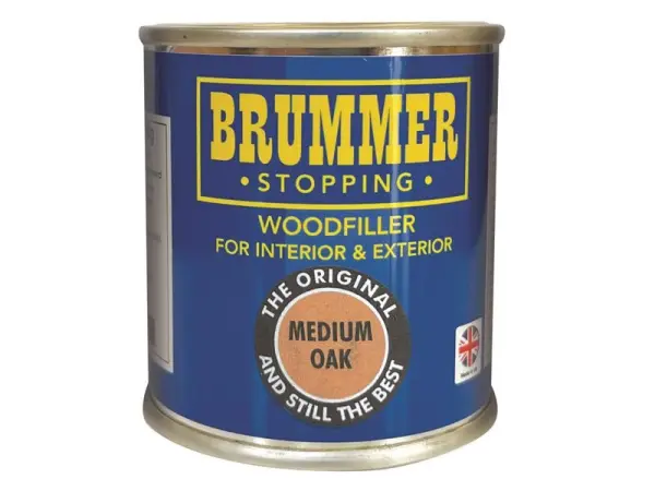 Brummer Wood Filler, Medium Oak, 250g