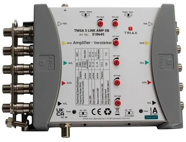 TRIAX TMSA 5 Γραμμικός Ενισχυτής, 20dB Κέρδος