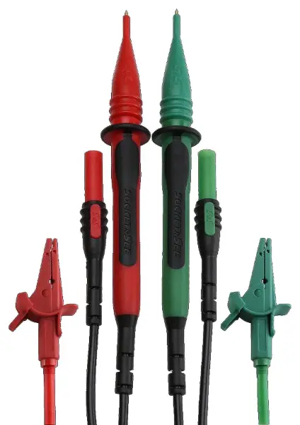 Socket & See Fused 2-Wire Lead Set 10A