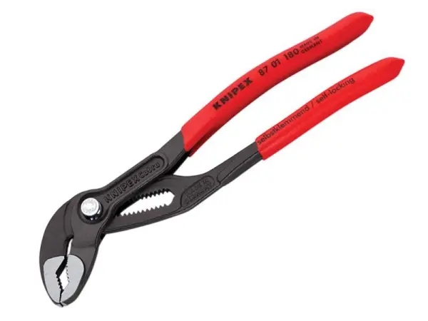 Knipex Alicate Bomba de Água Cobra 87 01 180 com Cabo em Plástico, 180mm