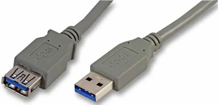 Pro Signal USB 3.0 kabel A mužský na A ženský, 3m, šedý