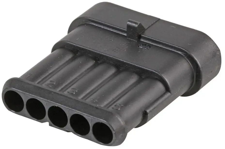 TE Connectivity 282107-1 Connecteur 5 Broches, Sortie Câble 180°