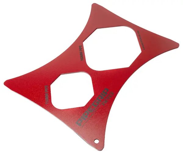 Metex PipeGrip Heavy Duty Steel Pipe Support & Clamp 110mm 160mm