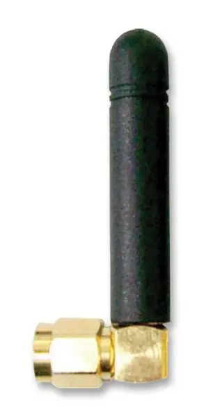 RF SOLUTIONS Antenne Stubby 433MHz, Connecteur SMA Mâle 90°, 45mm