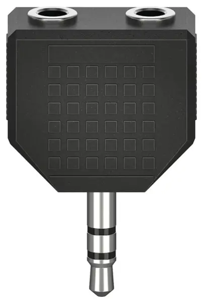 HAMA Adattatore Stereo Jack 3.5mm a 2 Prese