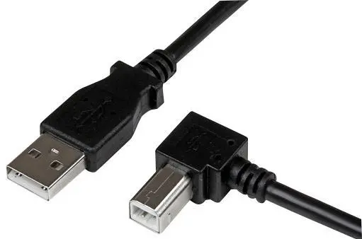 STARTECH - Cábla USB A go Plúc B Ceartchúinseach, 2m