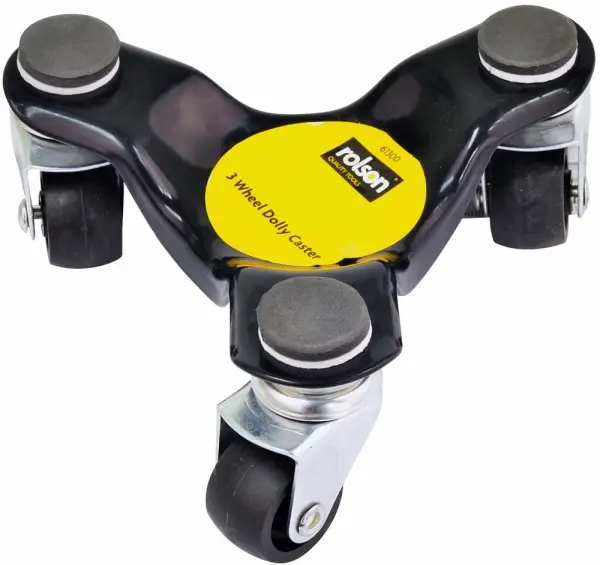 ROLSON 3-Wheel Dolly Caster Mover, 60kg Capacity, 160mm