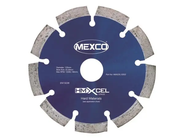 MEXCO XCEL Diamantscheibe für harte Materialien, 125mm