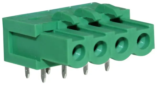 CAMDENBOSS 5.08mm 4-Pole Inverted Terminal Block Header, 15A