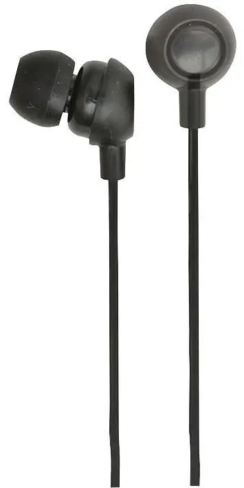 HiLo Écouteurs Intra-Auriculaires Stéréo, Noir, Haut-parleurs Bass 10mm