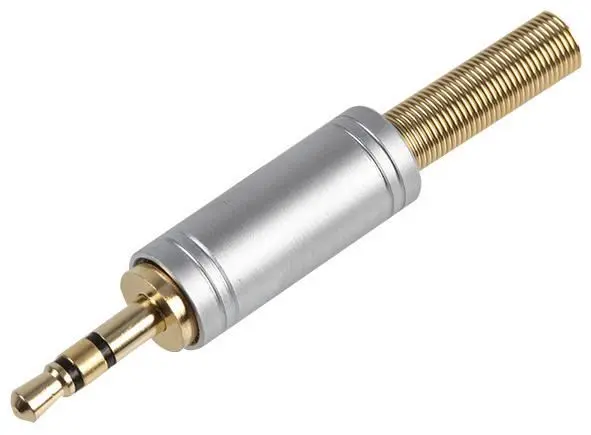 Pro Signal 3.5mm Jack Plug, 3-Pole, Gold-Plated