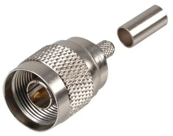 PRO SIGNAL N Male Crimp Type RG59U RF/Coax Adapter