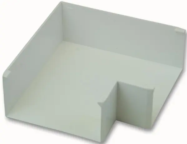 PRO POWER אביזר זווית שטוחה לטרנקינג, 100 מ״מ x 50 מ״מ, לבן