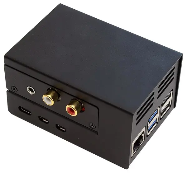 HiFiBerry Steel Case for Raspberry Pi 5, with HAT Backplates