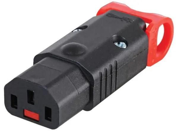 IEC LOCK+ Connecteur IEC C13 Verrouillable et Raccordable