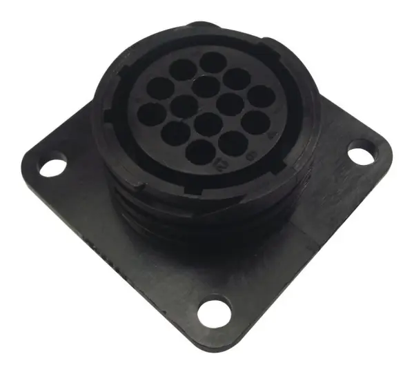 TE Connectivity CPC Series 1 14 Way Socket Receptacle Black