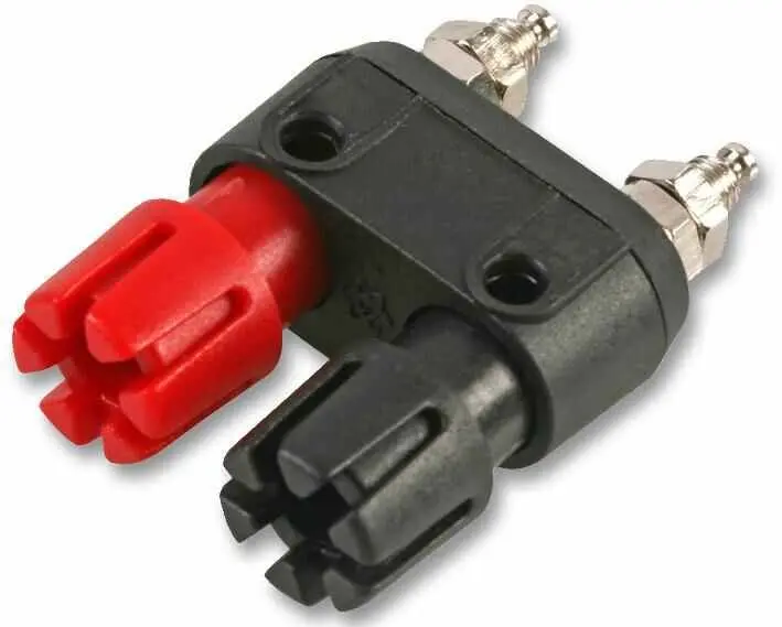 PRO SIGNAL Conector Banana Duplo 4mm com Dois Contactos