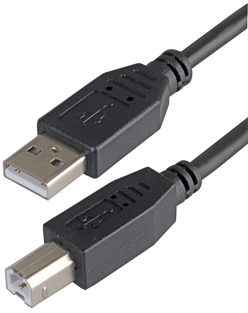 PRO SIGNAL Cavo USB 2.0 da A a B, 2m Nero