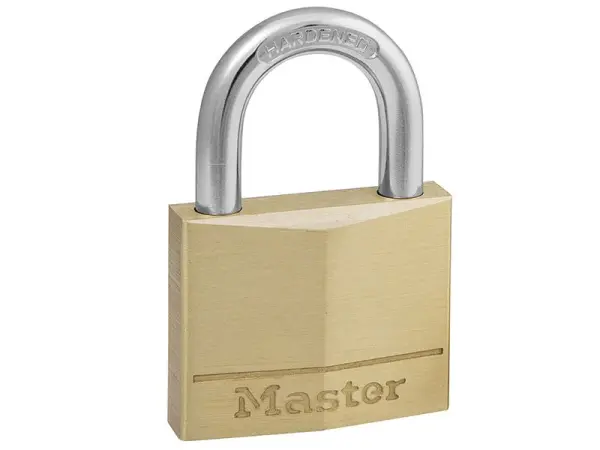 Master Lock - 40毫米實心黃銅掛鎖 (4彈子)